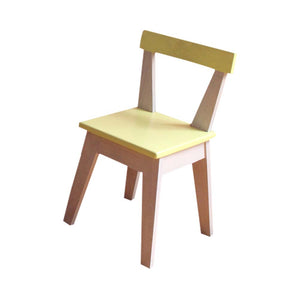 Mesa para niños de madera con dos silla. - Dolce Casa